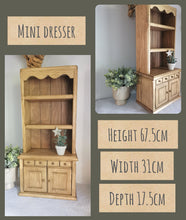 Load image into Gallery viewer, Mini Welsh Dresser display unit