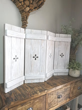 Load image into Gallery viewer, Joined Wooden Shutter Panels - 60 cm height