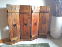 Load image into Gallery viewer, Joined Wooden Shutter Panels - 85 cm height