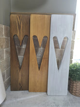 Load image into Gallery viewer, Wall Art Heart, Decorative wall panel, heart wall hanging, wall art, heart decor, home interiors, rustic wooden heart panel