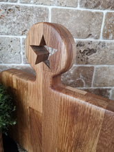 Load image into Gallery viewer, Oak - Solid Wood Star Chopping Boards