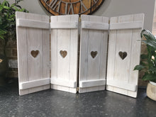Load image into Gallery viewer, Joined Wooden Shutter Panels - 60 cm height
