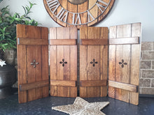 Load image into Gallery viewer, Joined Wooden Shutter Panels - 75 cm height