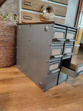 Load image into Gallery viewer, Vintage Storage drawer Filing unit