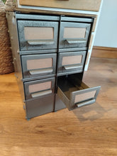 Load image into Gallery viewer, Vintage Storage drawer Filing unit