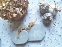 Load image into Gallery viewer, Set of Two Wooden Pumpkins - Grey