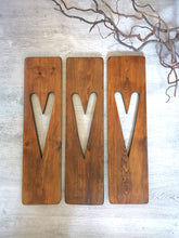 Load image into Gallery viewer, Wooden Heart Wall Panel - Dark Oak