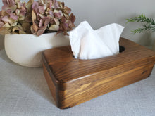 Load image into Gallery viewer, Wooden Tissue Box Holder