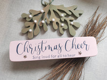 Load image into Gallery viewer, Wooden Freestanding Christmas Sign - Christmas Cheer