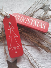 Load image into Gallery viewer, ⭐ SPECIAL OFFER (Set of 3) Slim Wooden Christmas Hanging Tags