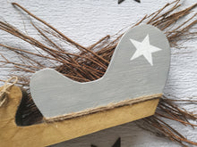 Load image into Gallery viewer, Wooden Christmas Sleigh