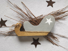 Load image into Gallery viewer, Wooden Christmas Sleigh
