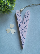 Load image into Gallery viewer, Wooden Heart - Love Lettering