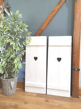 Load image into Gallery viewer, Wooden Shutter sytle Panels - PAIR 900 mm x 350mm