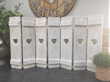 Load image into Gallery viewer, Joined Slim Wooden Shutter Panels - 60cm height