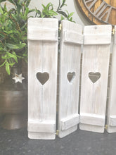 Load image into Gallery viewer, Joined Slim Wooden Shutter Panels - 60cm height
