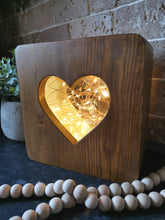 Load image into Gallery viewer, Wooden glass brick Lights