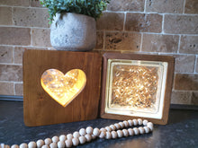 Load image into Gallery viewer, Wooden glass brick Lights