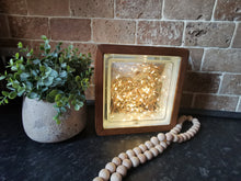Load image into Gallery viewer, Wooden glass brick Lights