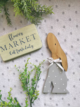 Load image into Gallery viewer, Moon gazing Hare, wooden Spring bunny, Spring Home Interiors