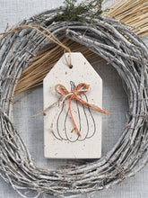 Load image into Gallery viewer, Autumn Chunky Pumpkin Tag Sign

