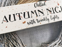 Load image into Gallery viewer, Autumn wooden sign
