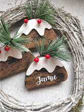 Load image into Gallery viewer, Personalised Christmas pudding decoration
