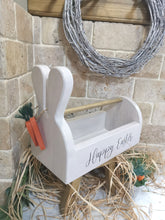 Load image into Gallery viewer, Wooden Easter Trug - can be personalised

