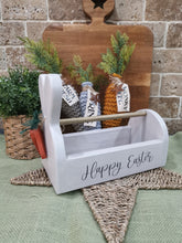Load image into Gallery viewer, Wooden Easter Trug - can be personalised
