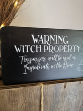 Load image into Gallery viewer, Wooden Halloween Sign

