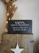 Load image into Gallery viewer, Wooden Halloween Sign
