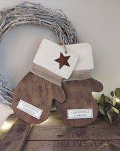 Load image into Gallery viewer, Pair Wooden Mittens
