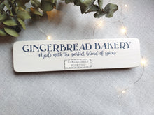 Load image into Gallery viewer, Wooden sign - Gingerbread Bakery
