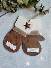 Load image into Gallery viewer, Pair Wooden Mittens
