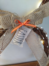 Load image into Gallery viewer, Light up Bunny wreath - with Easter hanger
