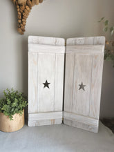 Load image into Gallery viewer, Joined Wide Wooden Shutter Panels - 60cm height

