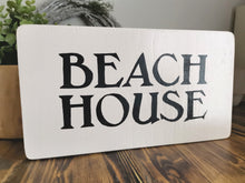 Load image into Gallery viewer, Wooden Sign - Beach House
