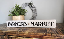 Load image into Gallery viewer, Wooden Sign - Farmers Market
