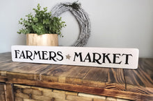 Load image into Gallery viewer, Wooden Sign - Farmers Market
