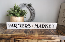 Load image into Gallery viewer, Wooden Sign - Farmers Market
