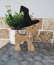Load image into Gallery viewer, Halloween decor, Witches  Dog
