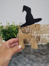 Load image into Gallery viewer, Halloween decor, Witches  Dog
