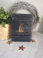 Load image into Gallery viewer, Mini Wooden Shutter, Halloween decor
