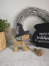 Load image into Gallery viewer, Halloween decor, Witches  Dog
