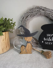 Load image into Gallery viewer, Halloween decor, Witches Cat
