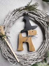 Load image into Gallery viewer, Halloween decor, Witches  Dog
