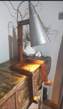 Load image into Gallery viewer, Handmade sitting man table lamp
