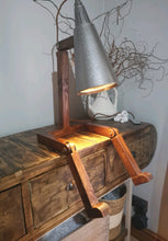 Load image into Gallery viewer, Handmade sitting man table lamp
