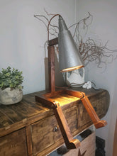 Load image into Gallery viewer, Handmade sitting man table lamp
