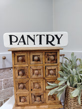 Load image into Gallery viewer, Wooden Pantry Sign
